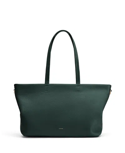 Cuyana Small Easy Zipper Tote In Green
