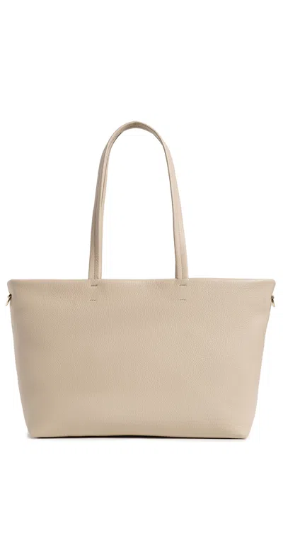 Cuyana Small Easy Zipper Tote Stone