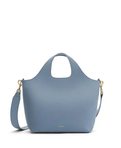 Cuyana Small System Zipper Tote In Blue