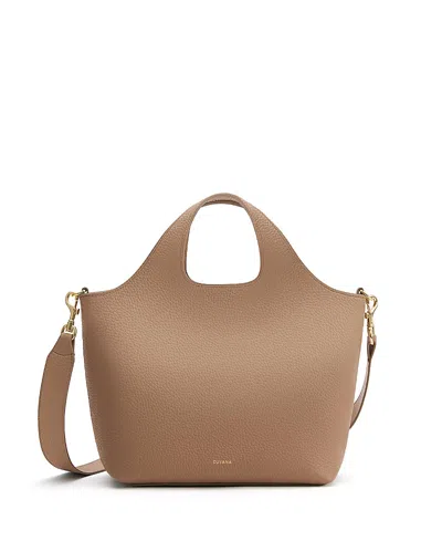 Cuyana Small System Zipper Tote In Brown
