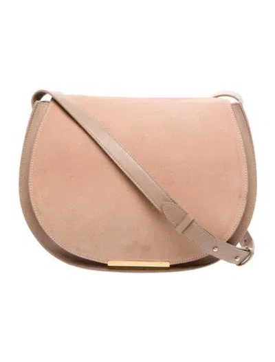 Pre-owned Cuyana Suede Shoulder Bag In Multi