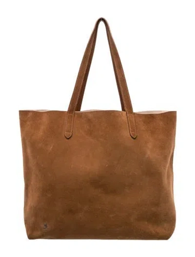 Pre-owned Cuyana Suede Tote In Brown