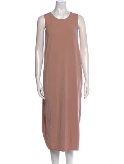 Pre-owned Cuyana Supima Cotton Midi Length Dress In Neutral
