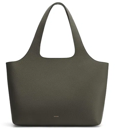 Cuyana System 13 Laptop Tote In Green
