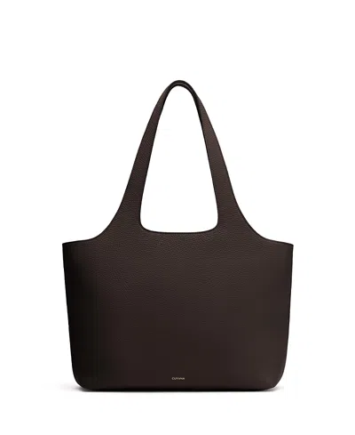 Cuyana System Zipper 13 Laptop Tote In Brown