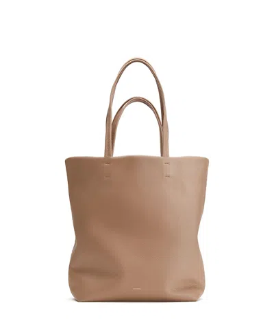 Cuyana Tall Easy Tote In Brown