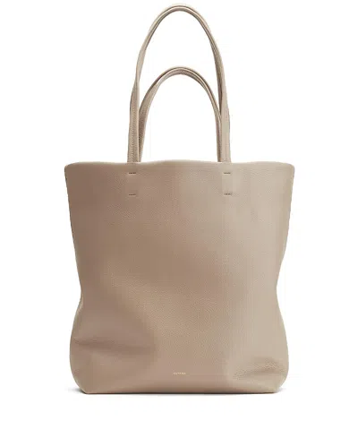 Cuyana Tall Easy Tote In Gray