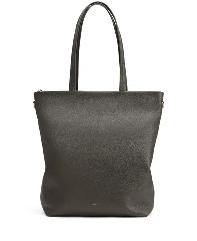 Cuyana Tall Easy Zipper Tote In Green