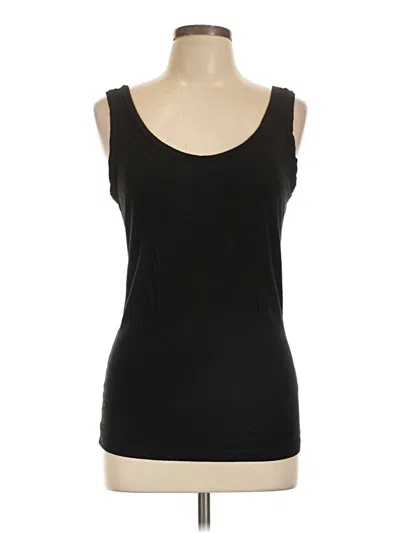 Pre-owned Cuyana Tank Top Black Strapless Neckline Tops