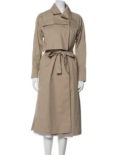 Pre-owned Cuyana Trench Coat In Neutral