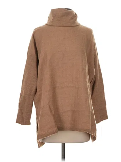 Pre-owned Cuyana Turtleneck Sweater In Brown
