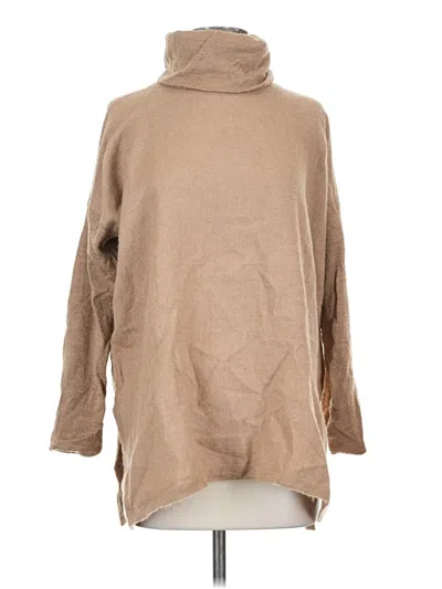 Pre-owned Cuyana Turtleneck Sweater In Tan