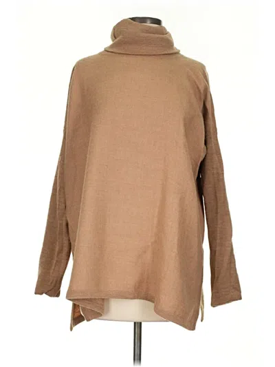 Pre-owned Cuyana Turtleneck Sweater In Tan