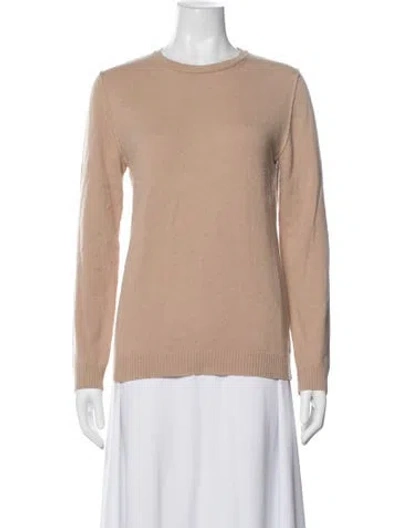 Pre-owned Cuyana Virgin Wool Crew Neck Sweater In Pink