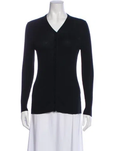 Pre-owned Cuyana V-neck Sweater In Gray