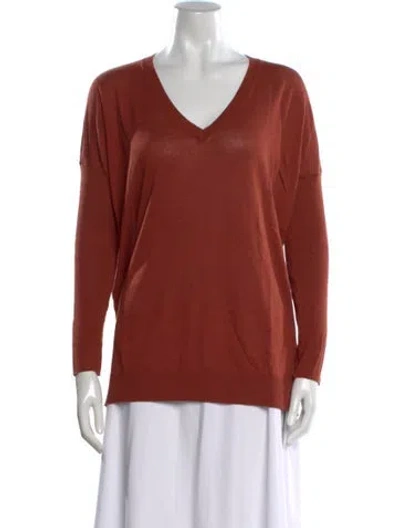 Pre-owned Cuyana V-neck Sweater In Neutral