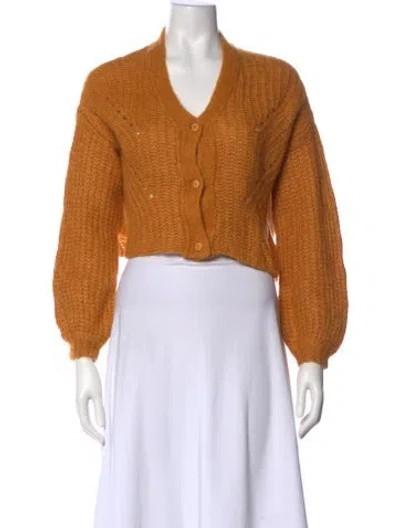 Pre-owned Cuyana V-neck Sweater In Orange