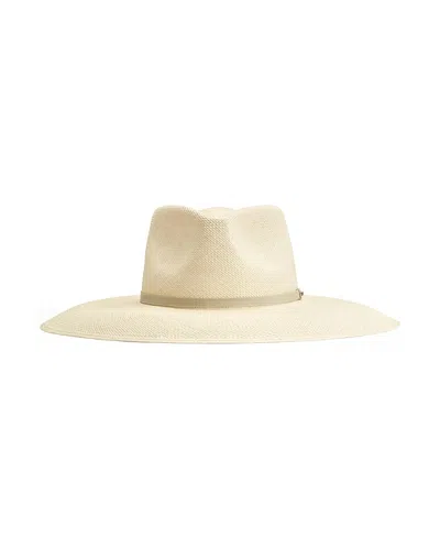 Cuyana Wide Brim Ecuador Hat In White