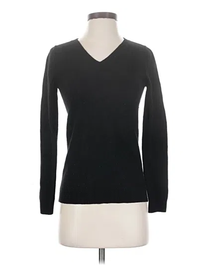 Pre-owned Cuyana Wool Pullover Sweater In Black