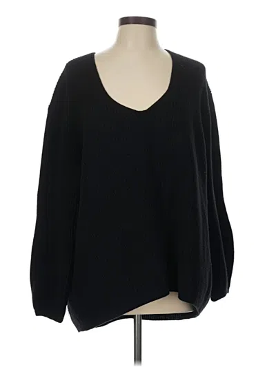 Pre-owned Cuyana Wool Pullover Sweater In Black