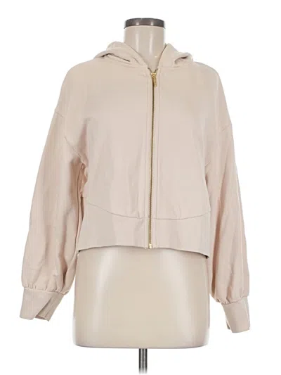 Pre-owned Cuyana Zip Up Hoodie In Brown