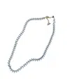 Cv Designs Women's Chevron Necklace In Chicky Gray In Multi