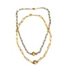 Cv Designs Women's Dainty Crystal Link Necklaces In Silver In Silver