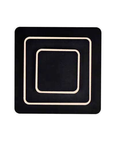 Cwi Lighting 10" Metal Private I Led Sconce In Matte Black