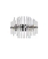 Cwi Lighting 11" Metal Mirror 4 Light Vanity Light In Polished Nickel
