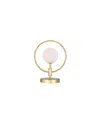 Cwi Lighting 12" Metal Celeste 1 Light Lamp In Medallion Gold