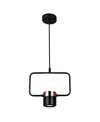 Cwi Lighting 12" Metal Moxie Led Down Mini Pendant In Black