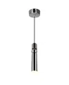 Cwi Lighting 14" Metal Chime Led Mini Pendant In Polished Nickel