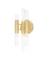 Cwi Lighting Orgue 6 Light Sconce With Satin Gold Finish In Satin Gold