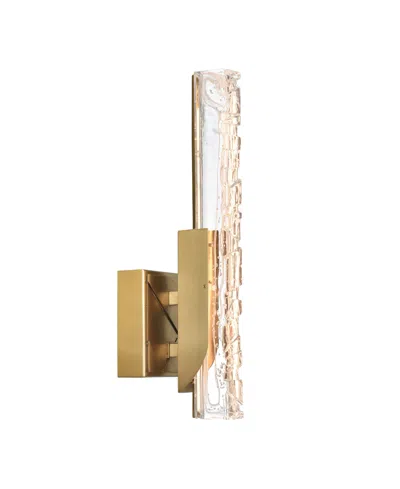CWI LIGHTING 16" METAL VALIRA INTEGRATED LED WALL LIGHT