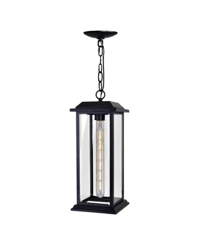 Cwi Lighting 17.4 Metal Blackbridge 1 Light Outdoor Black Pendant