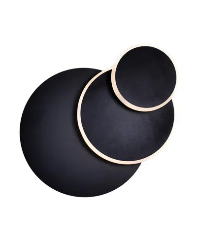 Cwi Lighting 18" Metal Private I Led Sconce In Matte Black