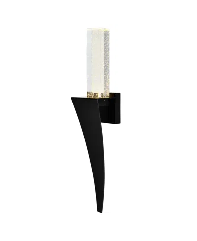 Cwi Lighting 30" Metal Catania Integrated Led Wall Light In Black