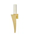 Cwi Lighting 30" Metal Catania Integrated Led Wall Light In Satin Gold
