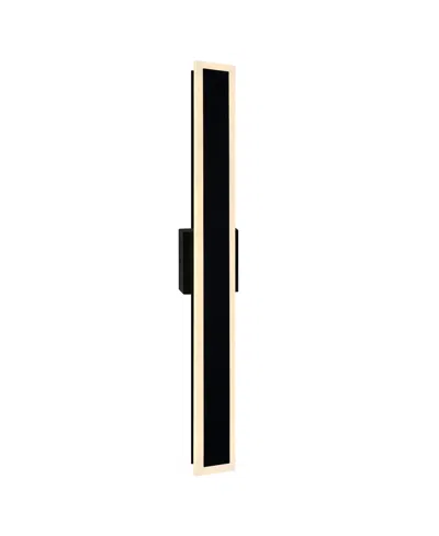 Cwi Lighting 40" Metal Malibu Led Outdoor Wall Light In Black