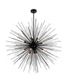 Shop Cwi Lighting 40" Metal Savannah 14 Light Chandelier In Black
