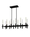 Cwi Lighting 48" Metal Dragonswatch Integrated Led Island Pool Table Light In Black
