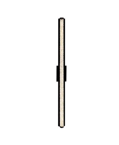 Cwi Lighting 48" Metal Fiji Integrated Led Outdoor Wall Light In Black