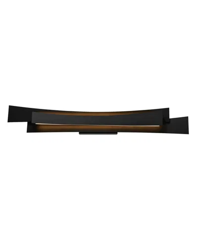 Cwi Lighting 5.20" Metal Candora Integrated Led Vanity Light In Black