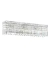 Cwi Lighting 6" Metal Colosseum 6 Light Vanity Light In Silver