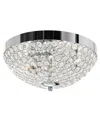 Cwi Lighting 6" Metal Globe 3 Light Bowl Flush Mount