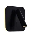 Cwi Lighting 6" Metal Private I Led Sconce In Matte Black