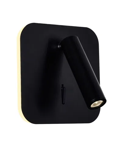 Cwi Lighting 6" Metal Private I Led Sconce In Matte Black