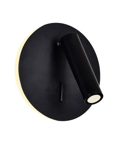 Cwi Lighting 6" Metal Private I Led Sconce In Matte Black
