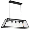 Cwi Lighting Alyson 5 Light Down Chandelier With Black Finish