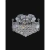 Cwi Lighting Amanda 8 Light Flush Mount With Chrome Finish